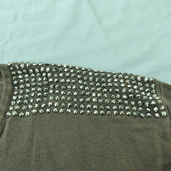 Express Rhinestone Sweater - Picture 3 of 5